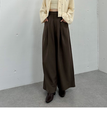 ポケットタックワイドスラックス