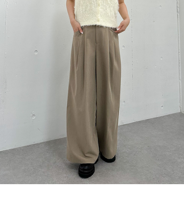 ポケットタックワイドスラックス