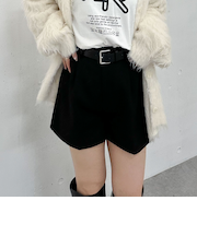【ＳＥＴＵＰ対応】ベルト付切替ショートパンツ’