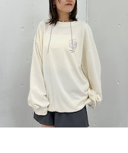 胸刺繍ＢＩＧスウェット