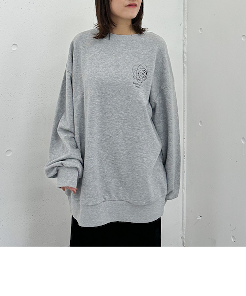 胸刺繍ＢＩＧスウェット