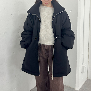 キャンディースリーブ中綿コート