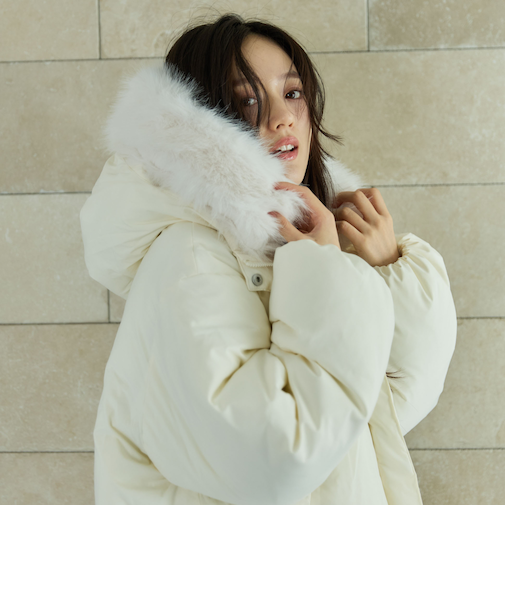 ２ｗａｙファーフードショ－ト中綿ブルゾン