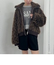 ＺＩＰミックスファーブルゾン