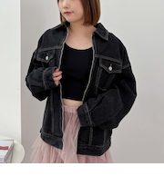 カップ付クロップドテレコＴＯＰＳ／