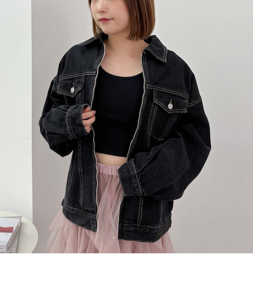 カップ付クロップドテレコＴＯＰＳ／