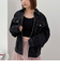 カップ付クロップドテレコＴＯＰＳ／