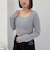 カップ付クロップドテレコＴＯＰＳ／