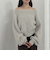 ラメブークレフェザーニットプルオーバー
