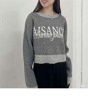 ロゴＪＱショートニットプルオーバー