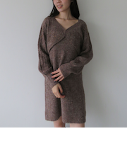 ネップケーブルニットボレロ×ミニキャミワンピＳＥＴ