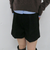 ベルト付ツイードショートパンツ