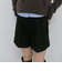 ベルト付ツイードショートパンツ
