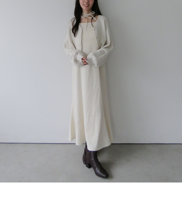 金釦ニットＣＤ×マーメイドキャミワンピースＳＥＴ