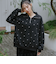 小花柄刺繍ハーフｚｉｐスウェット