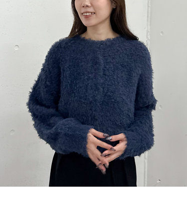 テディベアニットカーディガン