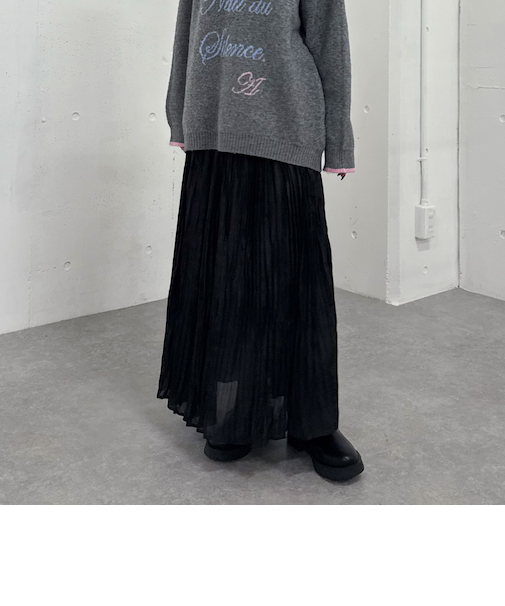 ランダムプリーツスカート