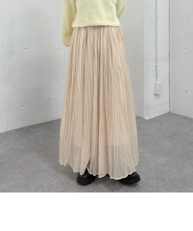 ランダムプリーツスカート
