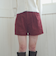 フリンジツイードショートパンツ