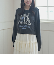 ネコＪＱニットプルオーバー