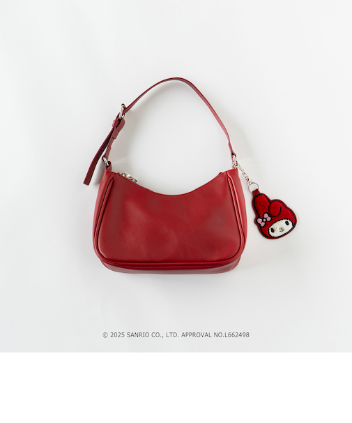 マイメロ　チャーム付きバッグ