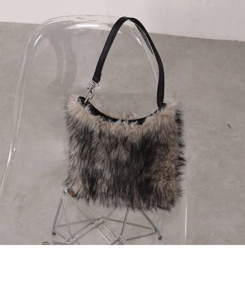 ファーワンショルダーバッグ