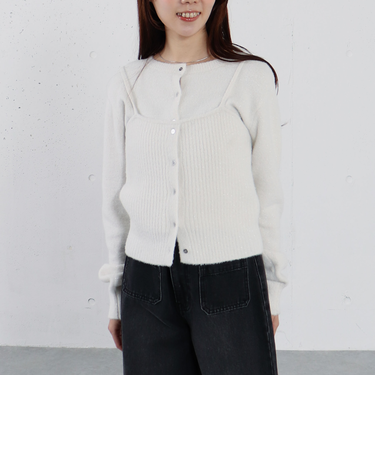 ラメマシュマロニットアンサンブル