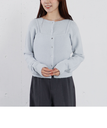 ラメマシュマロニットアンサンブル