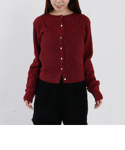 ラメマシュマロニットアンサンブル