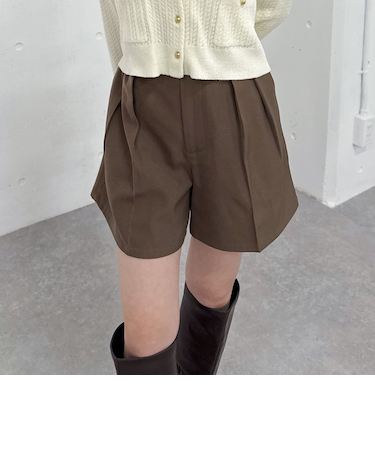 Ｄカン付タックショートパンツ
