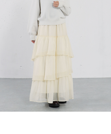 箔シフォンティアードSK