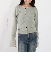 マルチｗａｙフロントタックニットアンサンブル