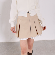 レイヤードプリーツミニＳＫ