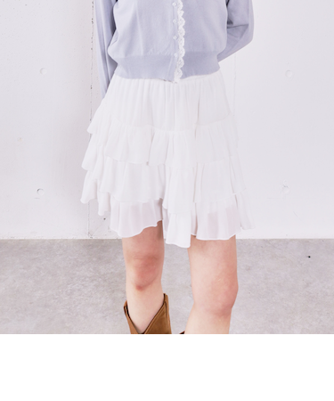 ドットフリルティアードミニＳＫ