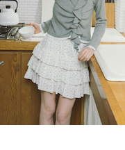 ドットフリルティアードミニSK