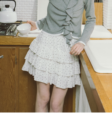 ドットフリルティアードミニＳＫ