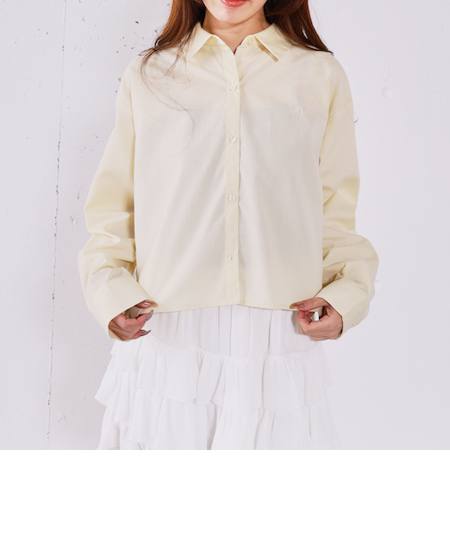 ワンポイントショートシャツ