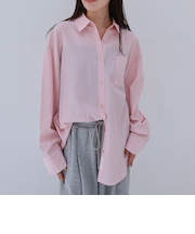 ストライプミドルシャツ