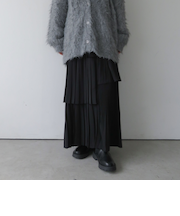 プリーツティアードスカート／