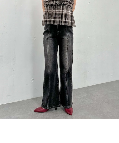 パンツ MVS MIDRISE FLARE MOUSSY | MVS MIDRISE FLARE (フレア
