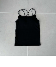 ランダムテレコバッククロスキャミ/