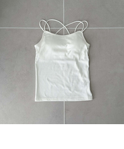 ランダムテレコバッククロスキャミ/