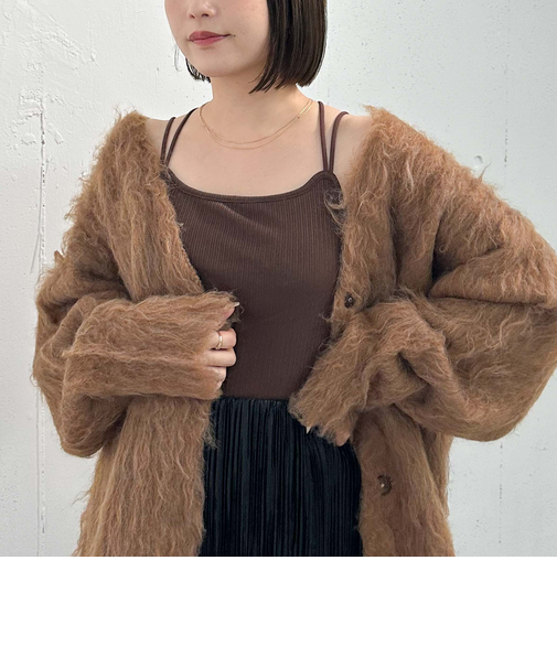 ランダムテレコバッククロスキャミ／