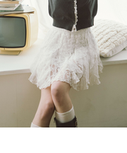 ２ｗａｙレースラッフルミニスカート