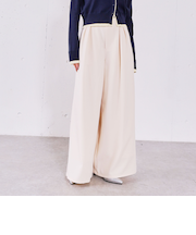 ベルト付カラータックスラックス