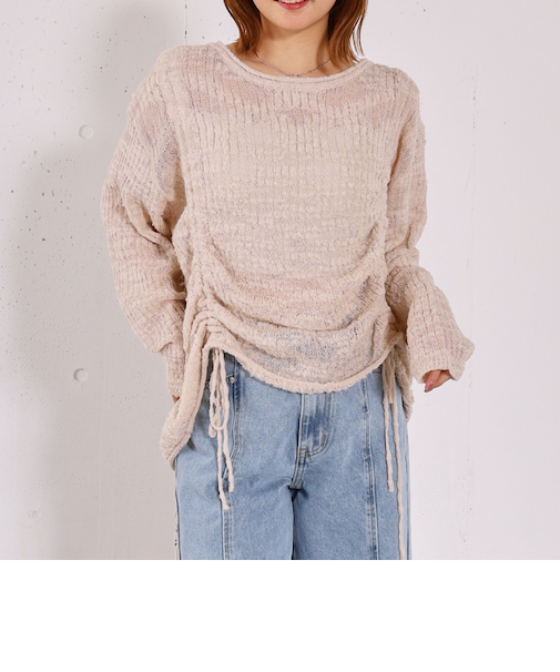 ドロストスラブニットプルオーバー