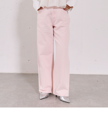 カラーストレートデニム