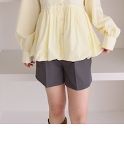 【ＯＮかわ】ウォッシャブルベルト付きショートパンツ