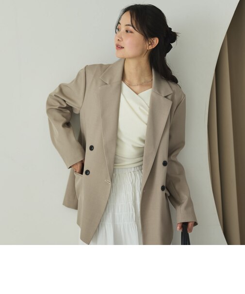 【ＯＮかわ】クロスタックドレープオフショルカットＴＯＰＳ