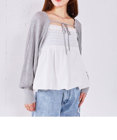 バルーンビスチェ×ニットボレロＳＥＴ